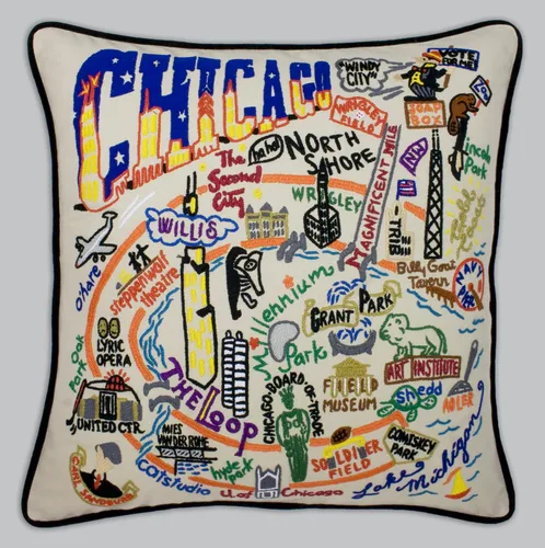 Miniatura 134 de Catstudio Almohada decorativa bordada a mano de Texas