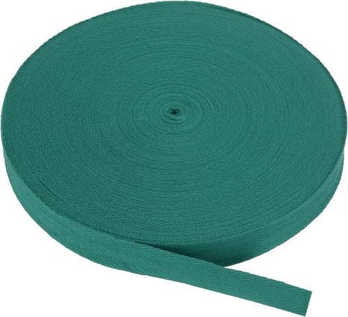 Miniatura 174 de PATIKIL Cinta de sarga de algodón de 1 pulgada, 50 yardas, cinta de algodón, cinta de encuadernación al bies, cinta de espiga para costura, Verde
