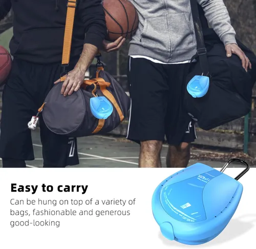 Miniatura 3 de BVN Funda de protección bucal para deportes, caja de almacenamiento portátil de ABS con tapa segura para fútbol y baloncesto, soporte higiénico, sin