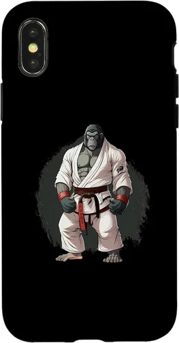Miniatura 5 de iPhone 11 Gorilla In Judo Uniforme - Estuche japonés de artes marciales