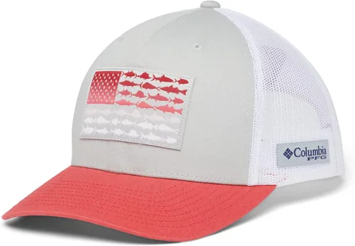Miniatura 800 de Columbia - Gorra de malla con bandera con árboles unisex para adultos, corona alta