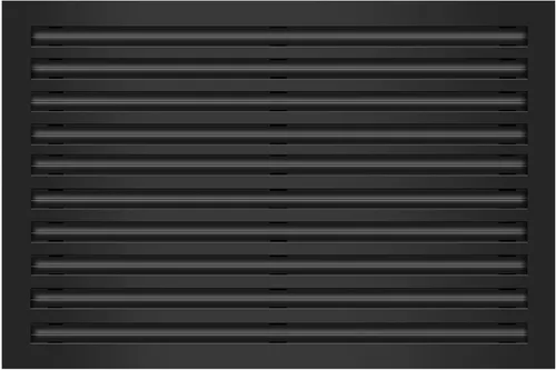 Miniatura 9 de BUILDMART - Cubierta de ventilación de CA moderna de 20x20 - Ventilación decorativa de aluminio negro - Difusor de ranura lineal estándar - Rejilla