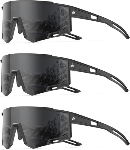 KALIYADI Gafas de sol deportivas para hombre, polarizadas, gafas de sol para mujer, gafas de sol para correr con UV400 para pesca y ciclismo