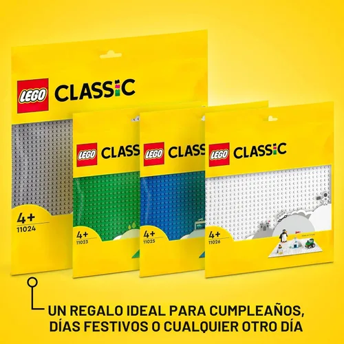 Miniatura 6 de LEGO Classic Blue Baseplate 11025 - Juego de juguetes de construcción para niños en edad preescolar, niños y niñas a partir de 4 años (1 pieza)