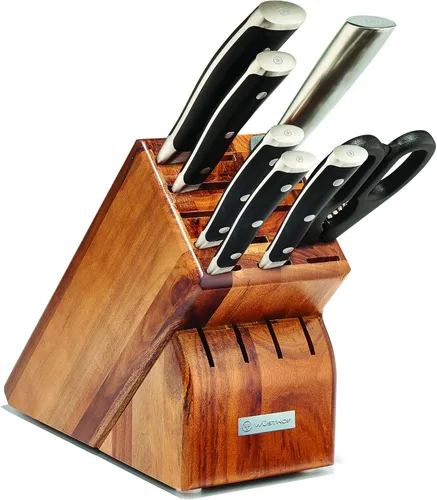WÜSTHOF Classic IKON - Juego de bloques de cuchillos de 8 piezas