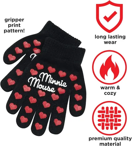 Miniatura 3 de Disney Conjunto de gorro y guantes de invierno de Minnie Mouse para niñas niñasniñas