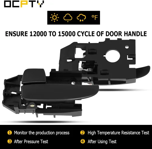 Miniatura 5 de OCPTY Manijas de puerta delanteras interiores del lado del pasajero de repuesto para Hyundai Elantra 2001-2006 para Hyundai Elantra manijas
