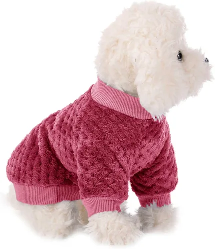 Miniatura 6 de Suéter para perro, paquete de 2 o 3 suéteres para perros pequeños, medianos o gatos, ropa cálida y suave de franela para perros, niña o niño