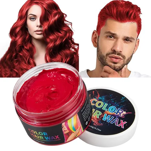 Miniatura 13 de USLZ03 - Cera temporal de color para el cabello, 4.23 onzas, tinte temporal para el cabello, crema de barro para hombres y mujeres, elegante cera