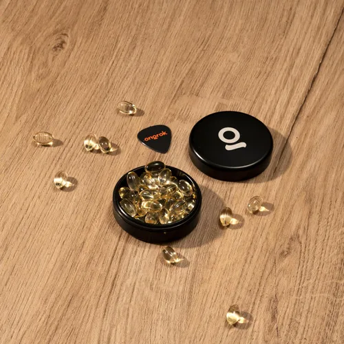 Miniatura 2 de ONGROK Cajita de Almacenamiento, Negra, Tamaño Perfecto para Llevar en el Bolsillo, Hermética, Preserva el Perfil de Humedad, Olor y Aroma