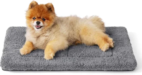 Miniatura 21 de Bedsure Cama Lavable para Jaula de Perro para Perros Pequeños, Alfombra de Espuma Suave para Suelo de Mascotas, Almohadilla Versátil y Ligera