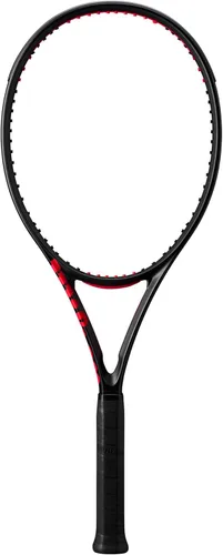 Miniatura 7 de Wilson Clash 100L V3 Strung - Raqueta de tenis para adultos, tamaño de agarre de 2-4 1/4 pulgadas, ensartada con Sensation 16 Natural a media