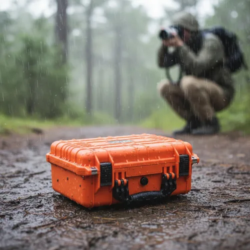 Miniatura 6 de MEIJIA Funda protectora portátil impermeable para todo tipo de clima, funda rígida, funda para cámara con espuma de ajuste personalizado, compatible