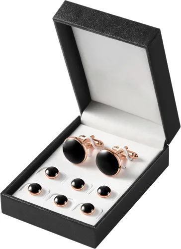 Miniatura 22 de Zealmer gemelos de acero inoxidable 316L para hombres, negocios, bodas, 1 par