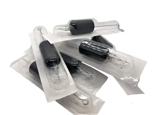 Miniatura 4 de 20 agujas y tubos desechables para tatuajes de 1 pulgada 5RS, 7RS, 9RS, 11RS, 14RS (11 sombreador redondo)