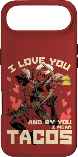 Miniatura 61 de Marvel Deadpool I Love You and by You I Mean Tacos - Carcasa para iPhone 17