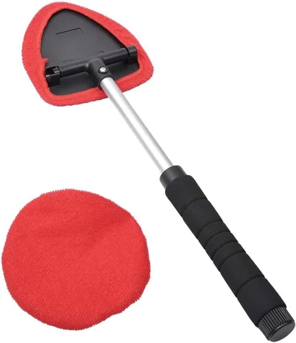 Miniatura 9 de Varita limpiadora de vidrio de ventana de coche con herramienta de limpieza interior de parabrisas y raspador de hielo desmontable para coche, SUV