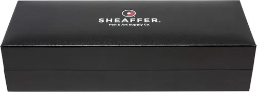 Miniatura 4 de Sheaffer Bolígrafo roller cromado 100 con ribete dorado Blanco/Cromo
