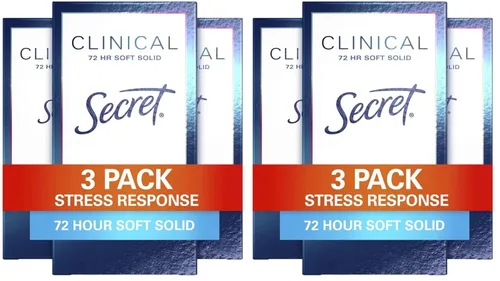Miniatura 12 de Secret Clinical Strength - Desodorante antitranspirante para mujeres, Libre de Fragancia y Sensible, protección contra el estrés 3X, protección