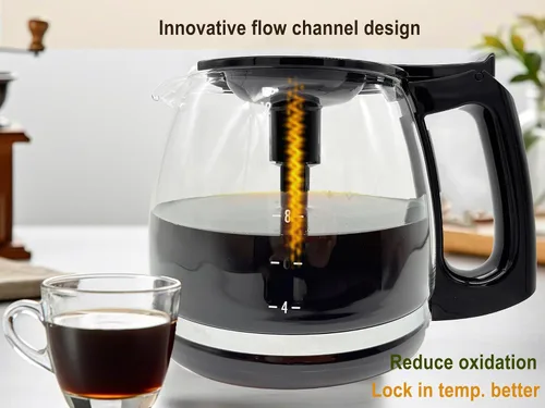 Miniatura 3 de Repuesto universal para cafetera de 12 tazas, compatible con Mr Coffee, Black&Decker, Hamilton Beach y la mayoría de las cafeteras de marcas