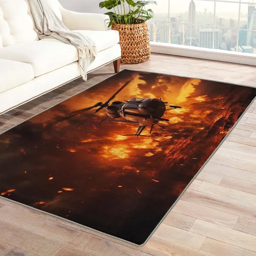 Miniatura 9 de Alfombra blanca y negra de 2 x 3 pies, alfombra de ilusión óptica, alfombras psicodélicas para entrada, sala de estar, dormitorio, alfombra