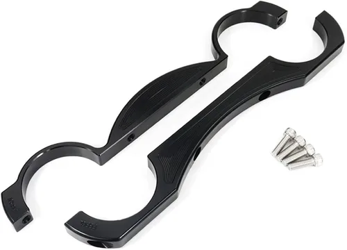 Miniatura 3 de LeosHi Soporte de horquilla delantera de motocicleta CNC aluminio compatible con DL1000 V Strom 1000 2002-2012 Vstrom 1000 DL 1000