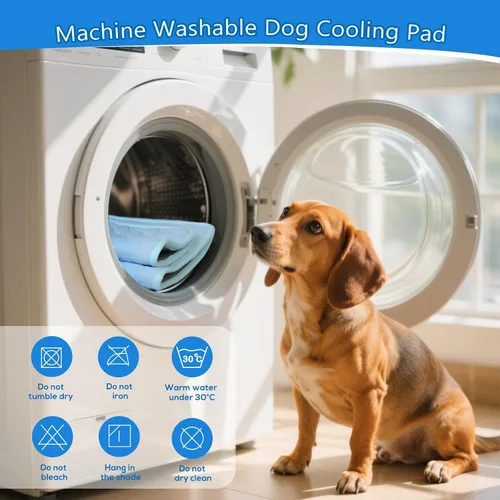 Miniatura 8 de Arc-Chill - Tapete refrescante para perros (Q-Max> 0.45), antideslizante y lavable para mascotas, cama de enfriamiento automático de verano