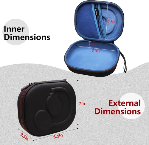 Miniatura 7 de LTGEM Funda rígida para auriculares JBL - Azul cielo/ Azul oscuro