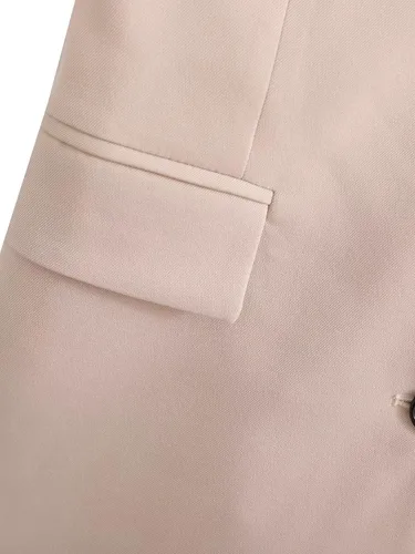 Miniatura 7 de Chaleco de traje sin tirantes para mujer, chaleco formal con botones en la parte delantera, chaleco con bolsillos