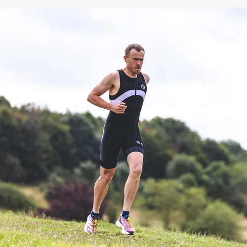 Miniatura 7 de SLS3 Traje de Triatlón para Hombre - Trisuit Premium para Hombre - Kit de Triatlón sin Mangas, de Secado Rápido con Bolsillo Grande en la Espalda
