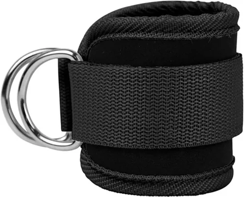Miniatura 5 de Correas de tobillo, bandas de resistencia para el tobillo, muñequeras, correas acolchadas, correas ajustables, anillo en D para máquina de cable