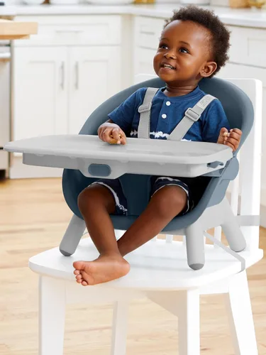 Miniatura 4 de Skip Hop Silla alta para bebés 4 en 1 convertible, EON, azul pizarra