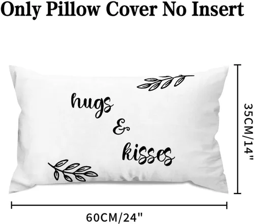 Miniatura 47 de Fundas de almohada lumbares de 12 x 24 pulgadas, decoración de granja, fundas de almohada decorativas para decoración del hogar Estilo-13
