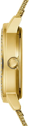 Miniatura 3 de GUESS Ladies 28mm Watch - Gold Tone Bracelet White Dial Gold Tone Case