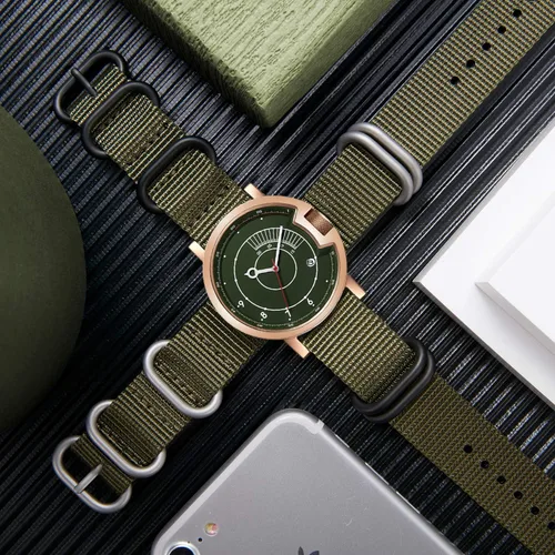 Miniatura 6 de BINLUN Nylon Watch Strap Thick Premium Ballistic Multicolor Bands for Men Women 18mm 19mm 20mm 21mm 22mm 23mm 24mm with Military Heavy Duty 5 Rings