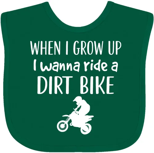 Miniatura 12 de inktastic Babero para bebé de motocross Future Dirt Biker