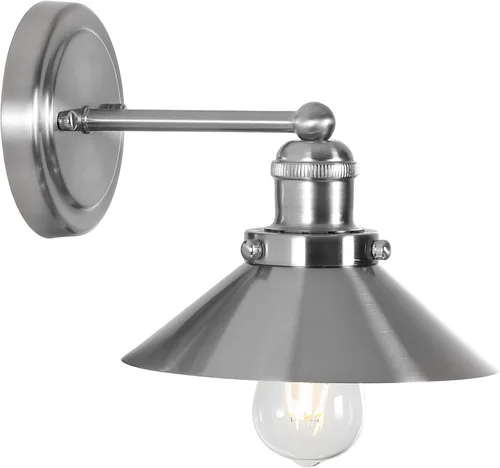 Miniatura 18 de JONATHAN Y JYL7427B JYL7427B del 17 de julio, lámpara de pared de sombra metálica de 44.5 cm con 2 luces, estilo granja contemporáneo transicional