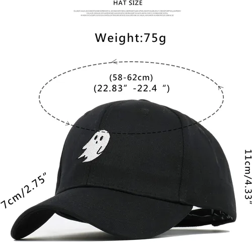 Miniatura 4 de Gorra de béisbol bordada para hombre y mujer, sombrero de Snapback de color puro