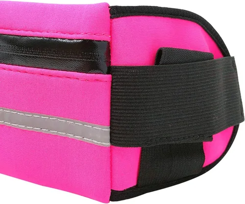 Miniatura 2 de allydrew Cinturón ajustable de neopreno para correr, riñonera impermeable, bolsa de entrenamiento para correr, trotar, senderismo