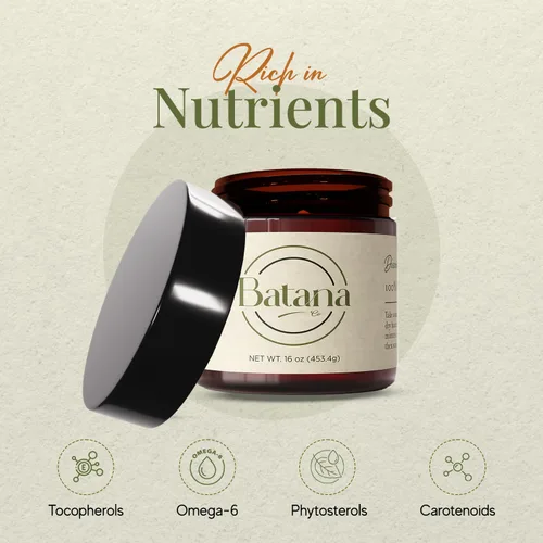 Miniatura 3 de Aceite de batana real para el crecimiento del cabello, 100% puro y natural, 16 onzas líquidas