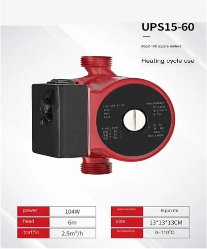 Miniatura 2 de Hot Water Boosting Circulation Pump(UPS15-60(6 points))