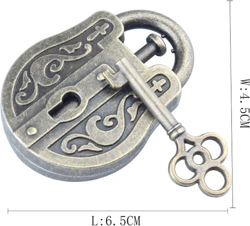 Miniatura 4 de Rompecabezas de ingenio para adultos Rompecabezas Metal con agujero de cerradura Juguetes educativos para adultos Rompecabezas de rompecabezas IQ