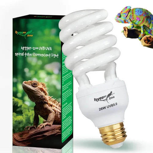 Miniatura 10 de Bombilla UVB para reptiles, 10.0 26 W UVB para reptiles, Hygger zoo UVA UVB para reptiles, bombilla UVB para reptiles, bombilla UVB para dragón