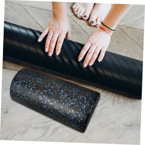 Miniatura 5 de Medio rodillo para yoga, fitness, herramienta de masaje semicírculo para alivio muscular, entrenamiento de equilibrio, diseño elegante