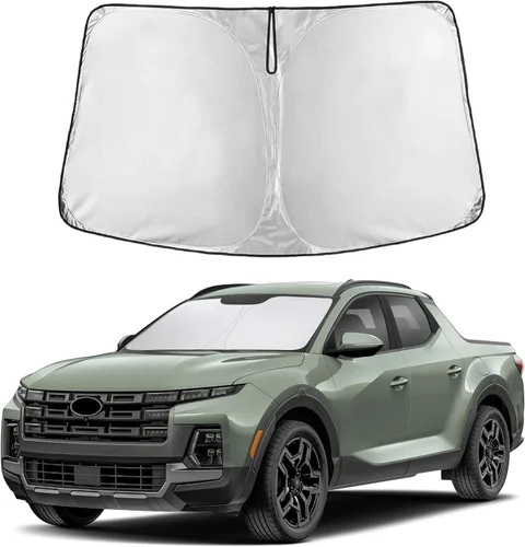 Miniatura 214 de Econour Parasol para parabrisas compatible con Honda Civic 2016-2021, protector de parasol plegable para ventana, bloquea los rayos UV y mantiene tu