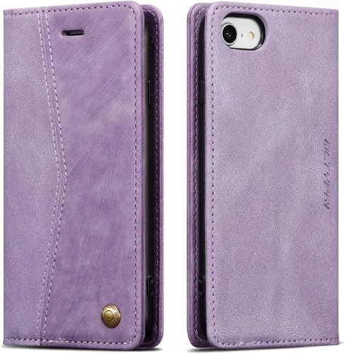 Miniatura 112 de QLTYPRI Para iPhone Air Case Wallet Con Tarjetero, Vintage PU Cuero Kickstand Cierre Magnético A Prueba De Golpes Folio Libro Funda Para IPhone 17