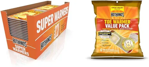 Miniatura 6 de HotHands - Calentadores para cuerpo y manos. Calentadores naturales y sin olor activados por aire, de larga duración: hasta 18 horas de calor. 40