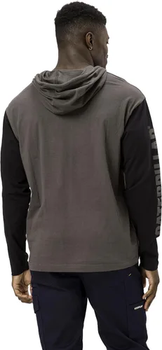 Miniatura 19 de Caterpillar Camisas largas con capucha para hombre con protección UPF 50, control de humedad y logotipo de gato en la manga