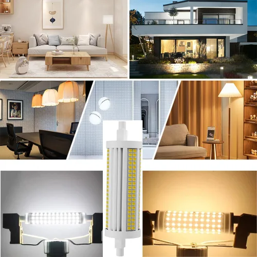Miniatura 2 de R7S - Bombilla LED de 4.646 in de 30 W, luz de inundación regulable tipo J de doble extremo (reemplazo halógeno T3 de 300 W), 120 V 3000 lúmenes