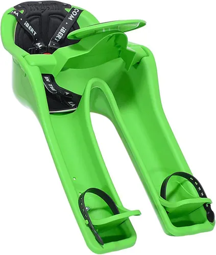 iBert Asiento infantil montado en la parte delantera con montaje patentado para una instalación fácil y segura, asiento de bicicleta para niños con